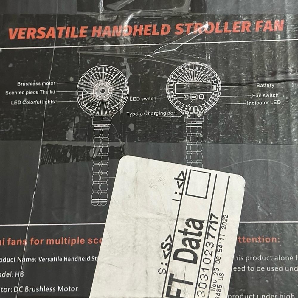 Versatile Handheld Stroller Fan - Picture 3 of 3
